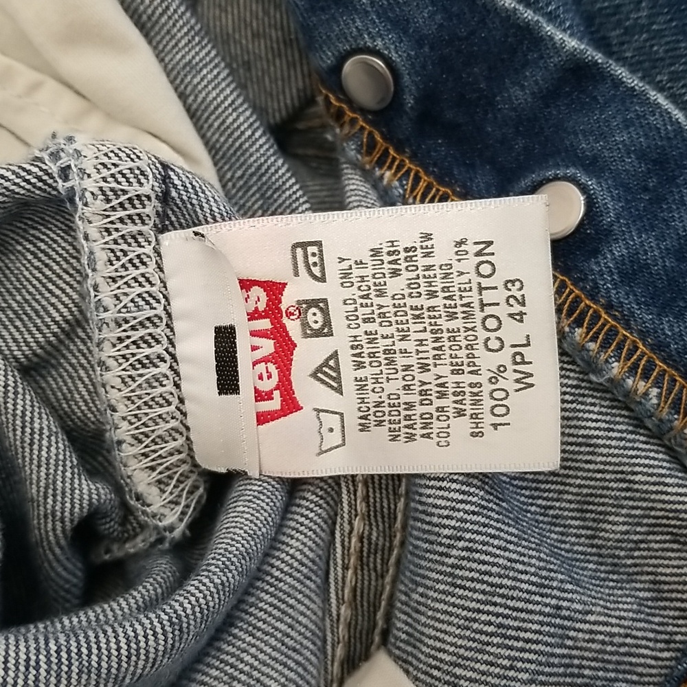 Levi's 501 XX Vintage Denim Jeans Button Fly 100% Cotton Size 33X32 - Picture 9 of 12
